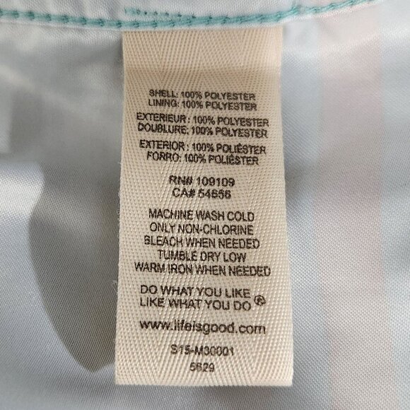 Life Is Good Swim Trunks Men's 40 Internal pocket Board Shorts Tie Waist Camo - Picture 10 of 11